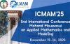 The Second International Conference Mahanad Moussaoui on Applied Mathematics and Modeling -ICM AM 25, December 15 -16, 2025